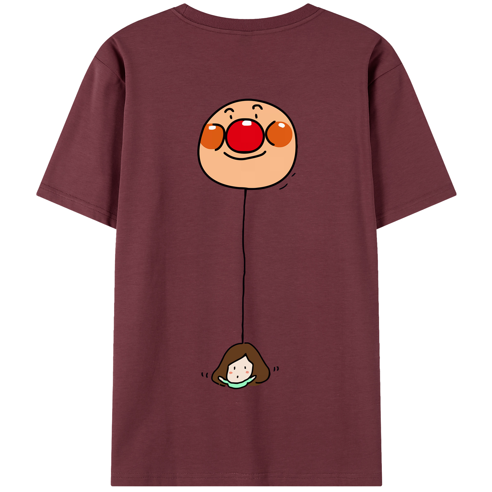 （画像用） アンパンマン Anpanman 綿100％半袖Tシャツ（背面プリント）